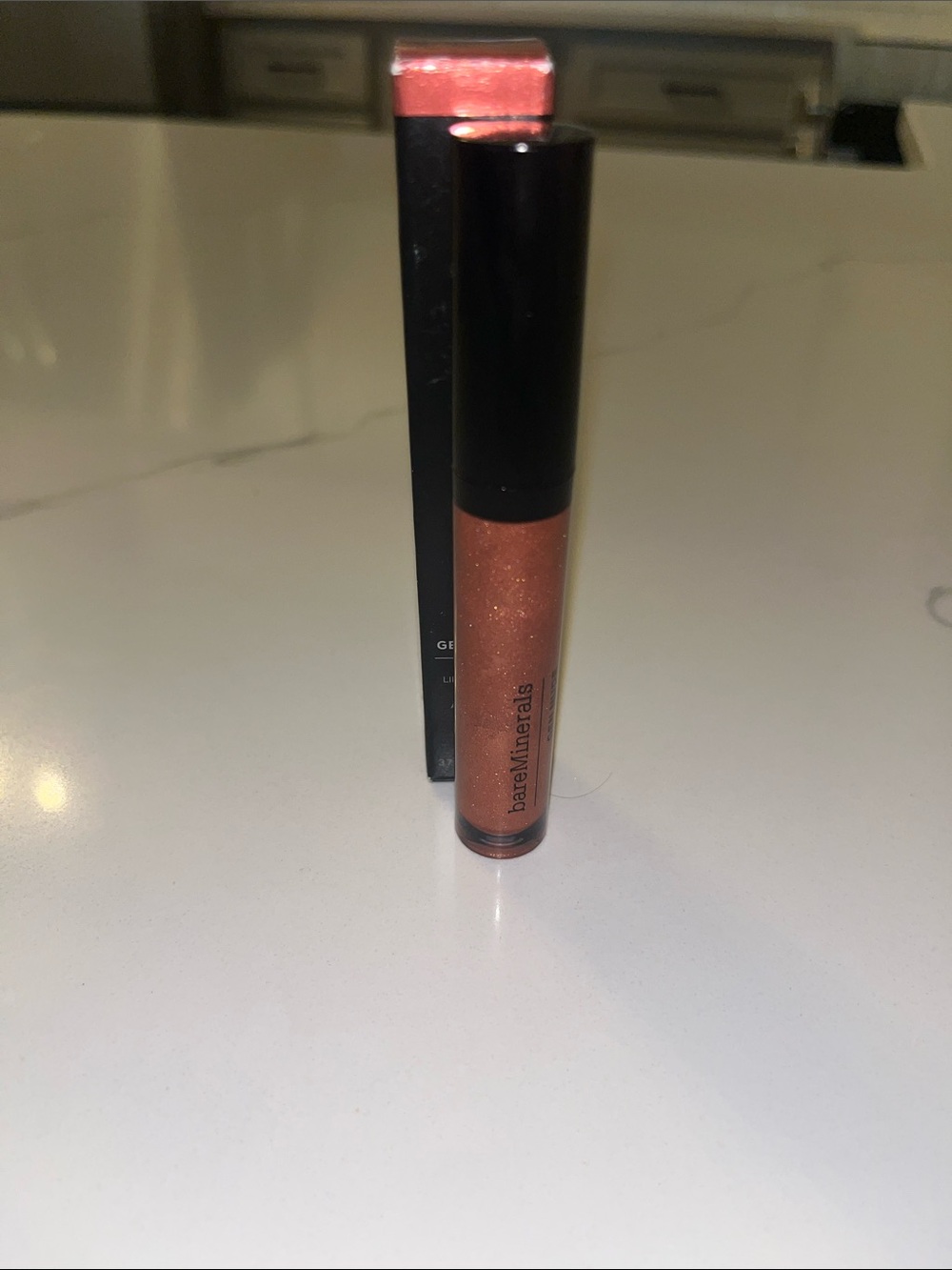 bareMinerals Gen Nude Patent Lip Lacquer in Smoky Topaz - Picture 3 of 4